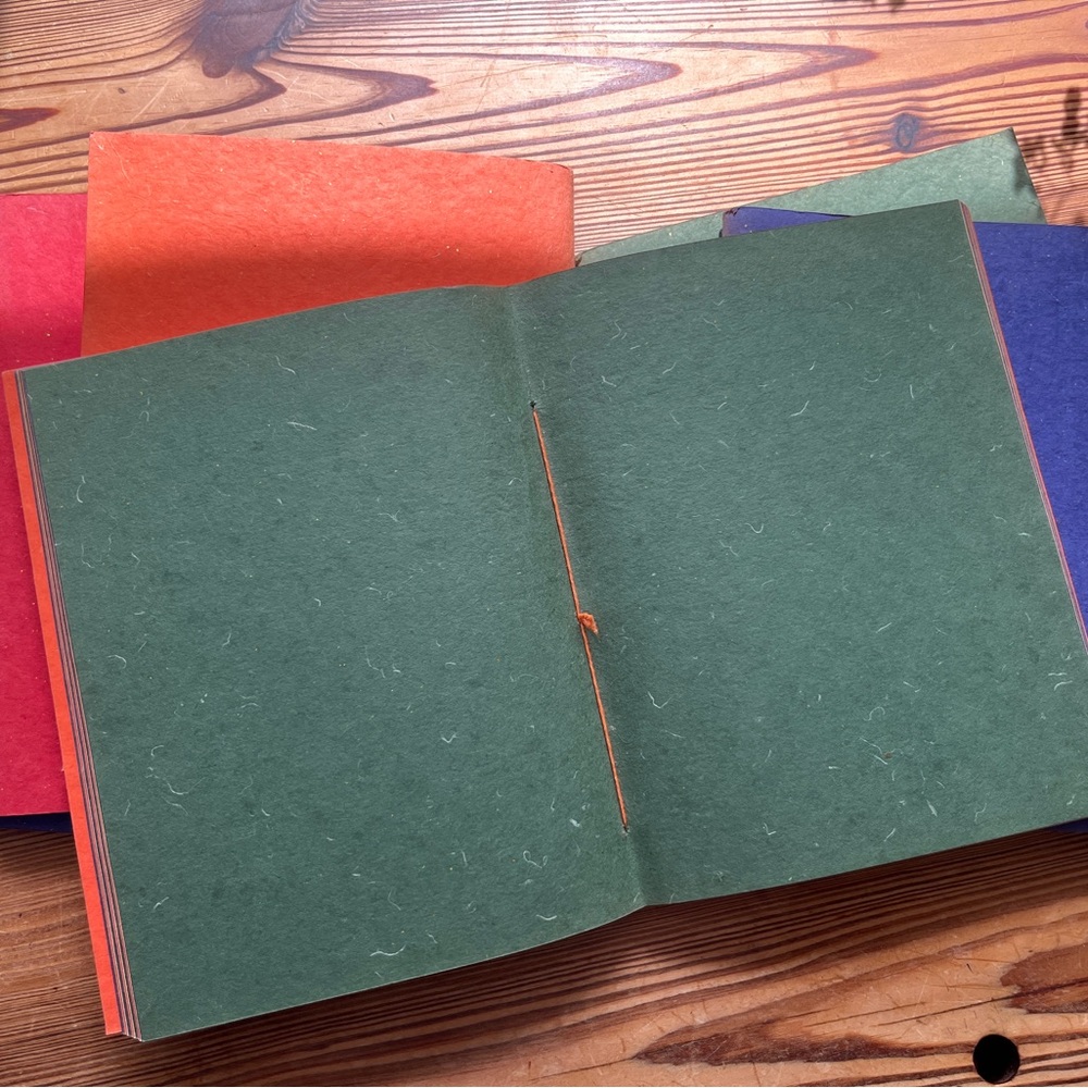 French Handmade Paper Journals Set of 6 - Picture 4 of 5